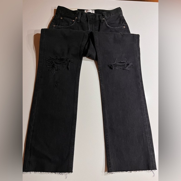 Brand New AGOLDE Cherie High Rise Straight Jeans - Picture 10 of 12